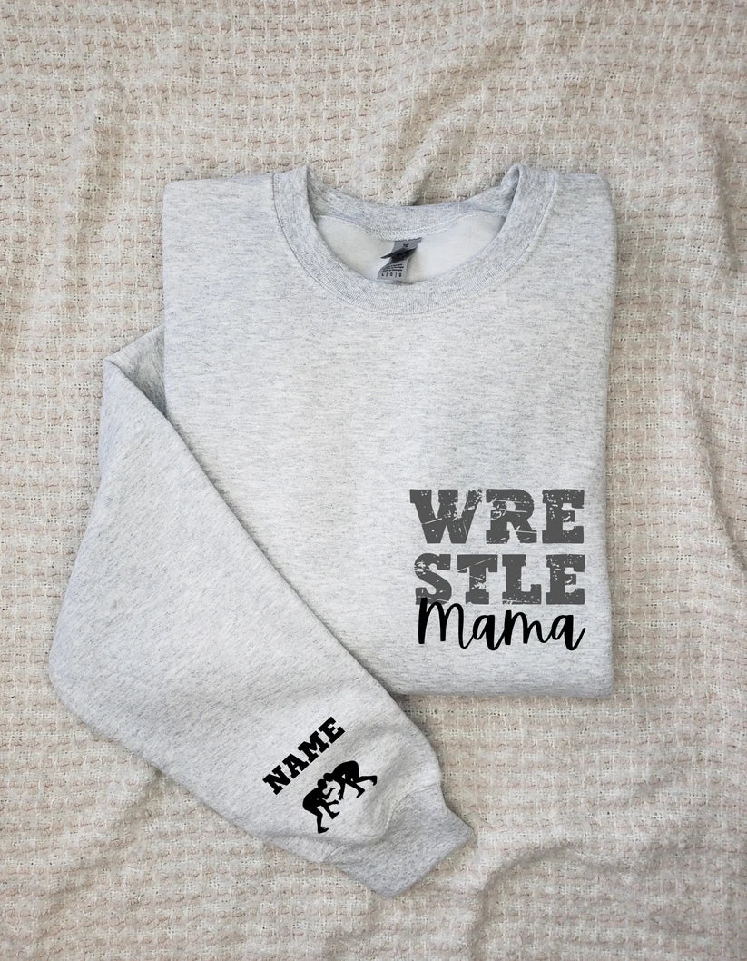 Sport Mama Custom Sleeve Sweatshirt