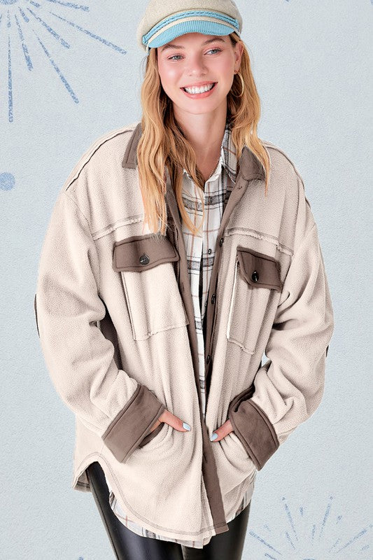Cozy Soft-brushed Textured Jacket for Women