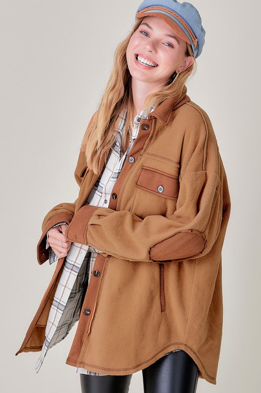 Cozy Soft-brushed Textured Jacket for Women