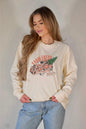 Farm Fresh Christmas Trees Graphic Long Sleeve Tee