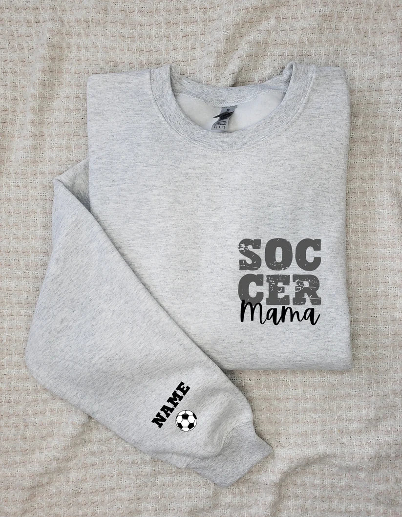 Sport Mama Custom Sleeve Sweatshirt