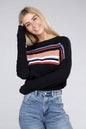 Striped Pullover Sweater