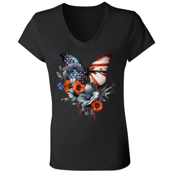 Untitled design (31) B6005 Ladies' Jersey V-Neck T-Shirt