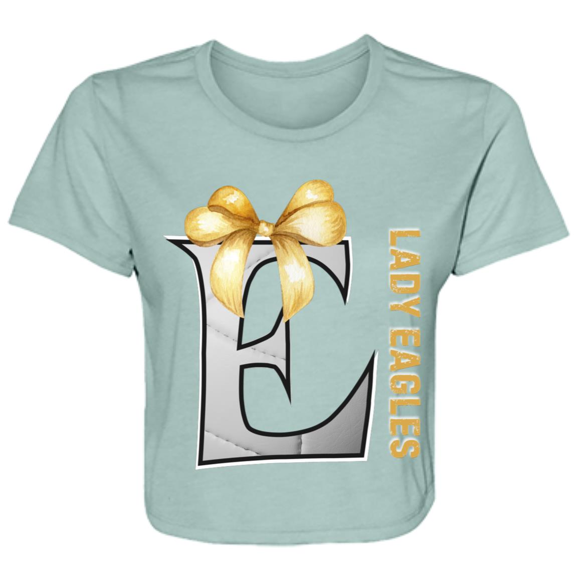 Eagles Volleyball Ladies' Flowy Cropped Tee