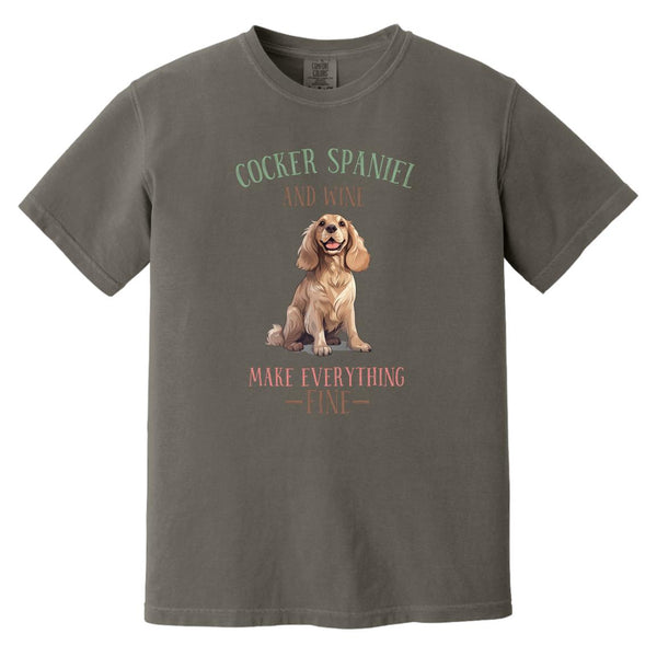 cockerspaniel CC1717 Heavyweight Garment-Dyed T-Shirt