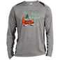 small town (3) Small Town Oneida ST361LS Long Sleeve Heather Colorblock Performance Tee