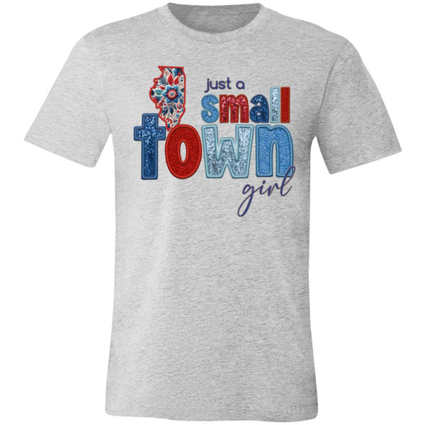small town girl Bella & Canvas 3001C Unisex Jersey Short-Sleeve T-Shirt