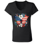 Untitled design (30) B6005 Ladies' Jersey V-Neck T-Shirt