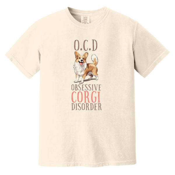 corgi CC1717 Heavyweight Garment-Dyed T-Shirt