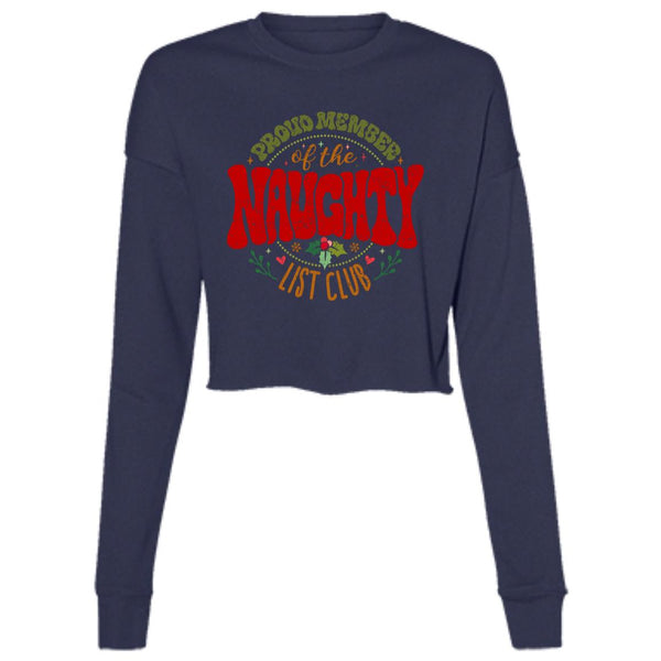 Naughty List (95) B7503 Ladies' Cropped Fleece Crew