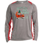 small town (3) Small Town Oneida ST361LS Long Sleeve Heather Colorblock Performance Tee