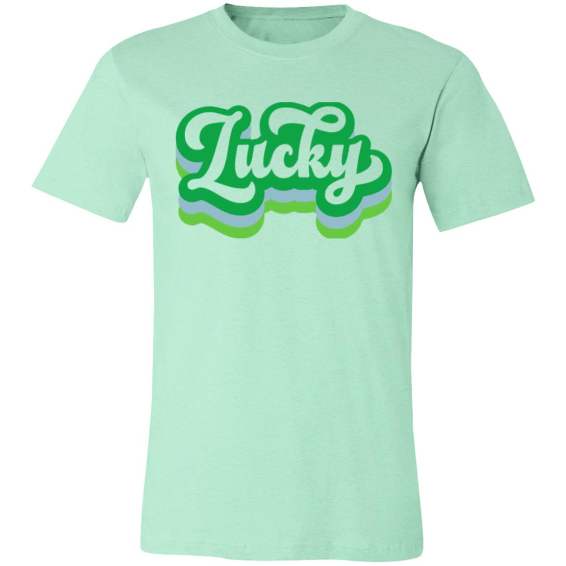 Bella & Canvas Lucky- 2024-02-18T193956.883 3001C Unisex Jersey Short-Sleeve T-Shirt