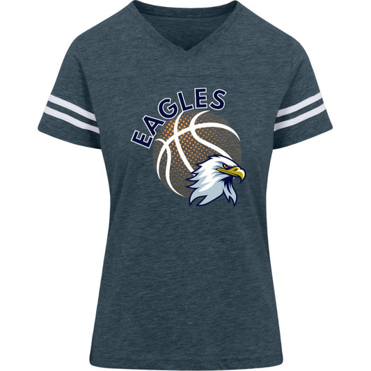 Eagles 3537 LAT Womens Football Tee