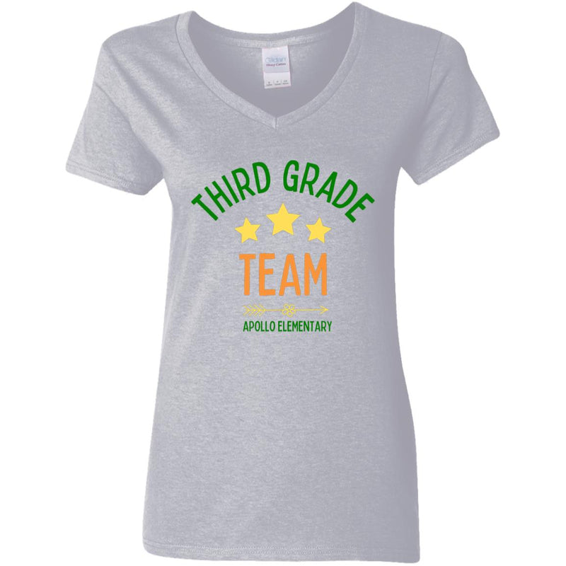 third grade G500VL Ladies' 5.3 oz. V-Neck T-Shirt