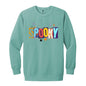 1 1566 Garment-Dyed Adult Crewneck Sweatshirt