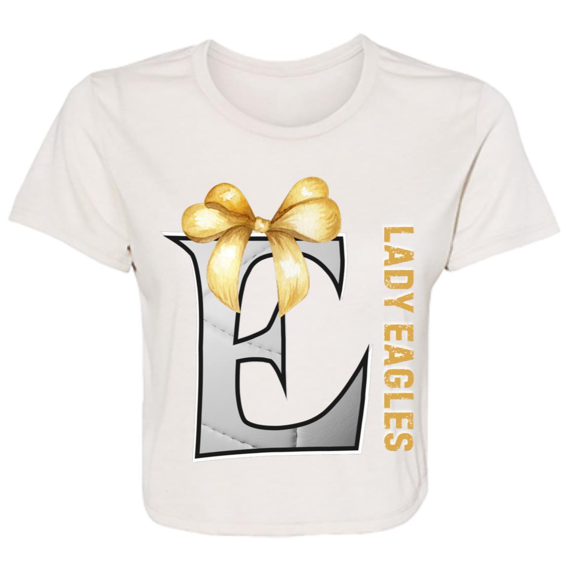 Eagles Volleyball Ladies' Flowy Cropped Tee