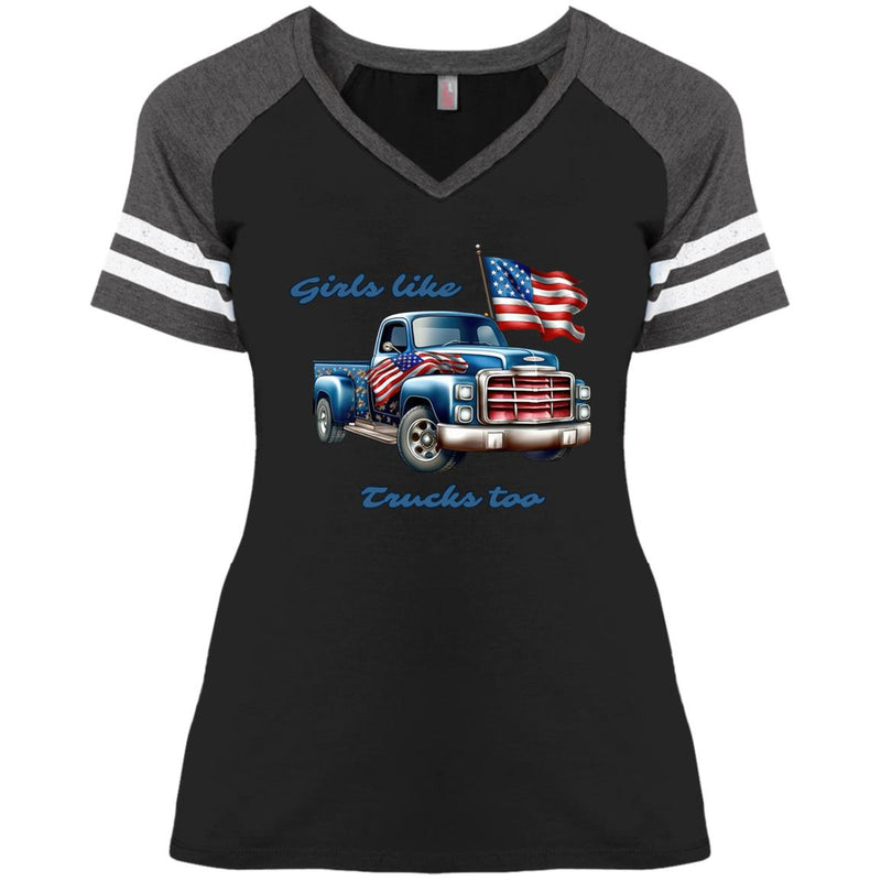 dream DM476 Ladies' Game V-Neck T-Shirt