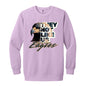 Eagles (4) 1566 Garment-Dyed Adult Crewneck Sweatshirt