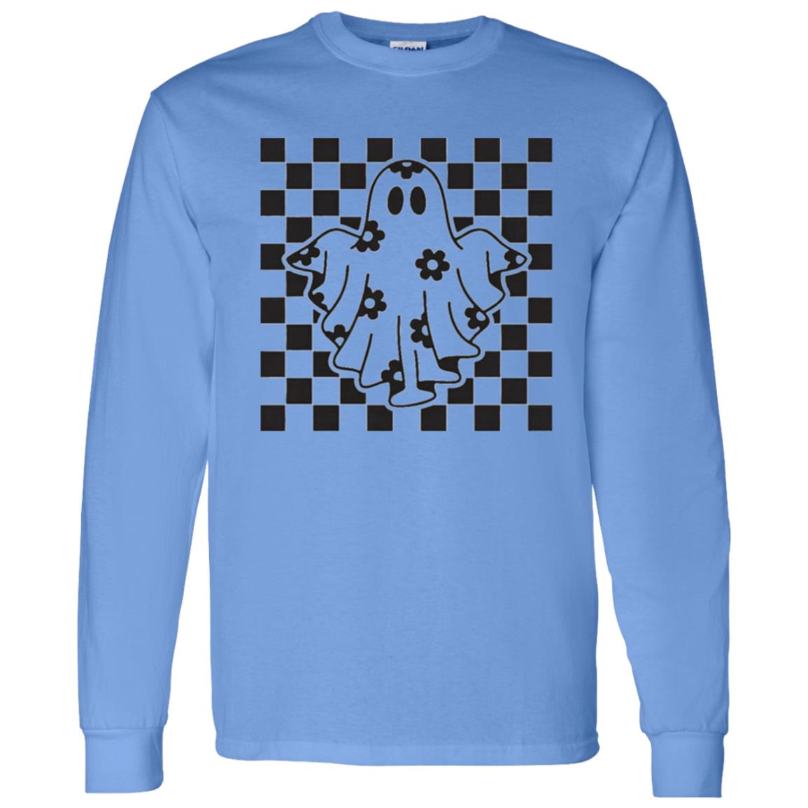 checkered ghost - 2024-10-05T101643.498 G540 LS T-Shirt 5.3 oz.