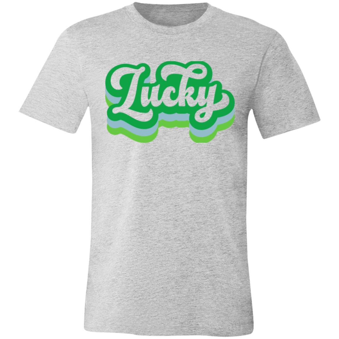 Bella & Canvas Lucky- 2024-02-18T193956.883 3001C Unisex Jersey Short-Sleeve T-Shirt