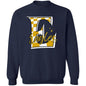 checked Eagles G180 Crewneck Pullover Sweatshirt