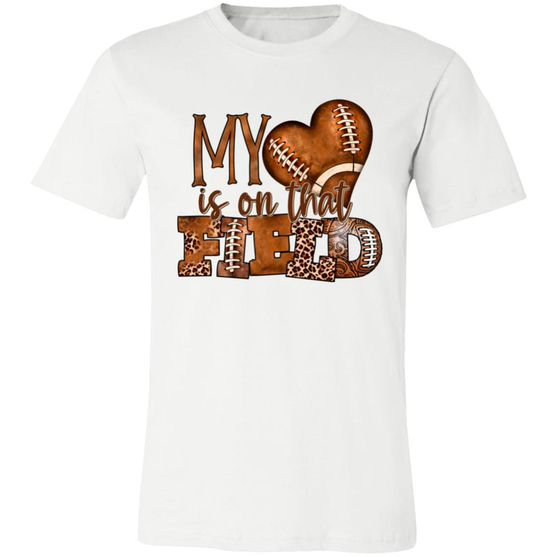 Myheartfootball 3001C Unisex Jersey Short-Sleeve T-Shirt