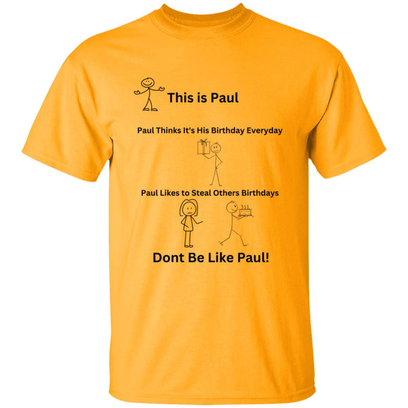 This is Paul G500B Youth 5.3 oz 100% Cotton T-Shirt