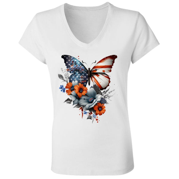 Untitled design (31) B6005 Ladies' Jersey V-Neck T-Shirt