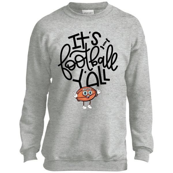 footballyall PC90Y Youth Crewneck Sweatshirt