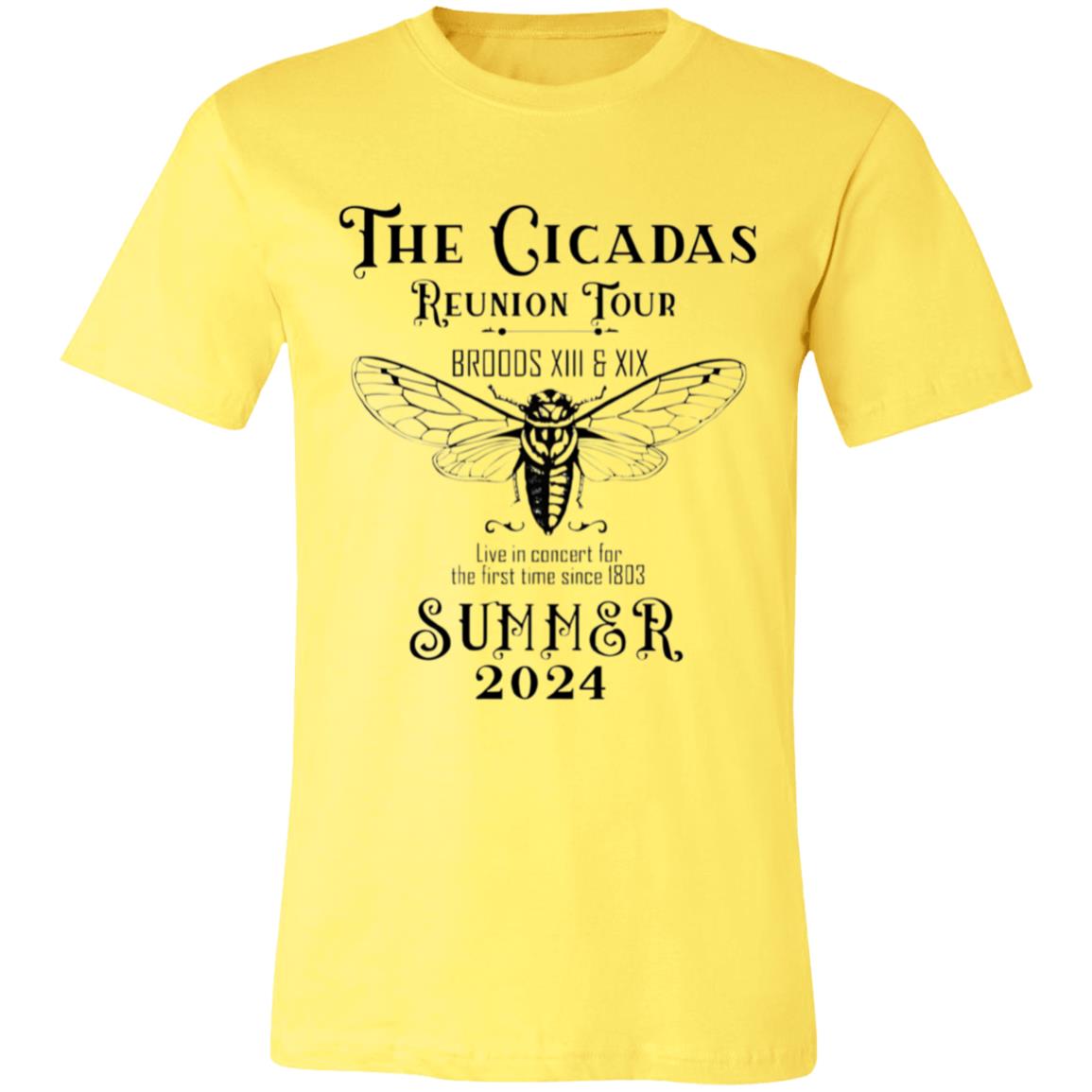 Cicadas (1) 3001C Unisex Jersey Short-Sleeve T-Shirt