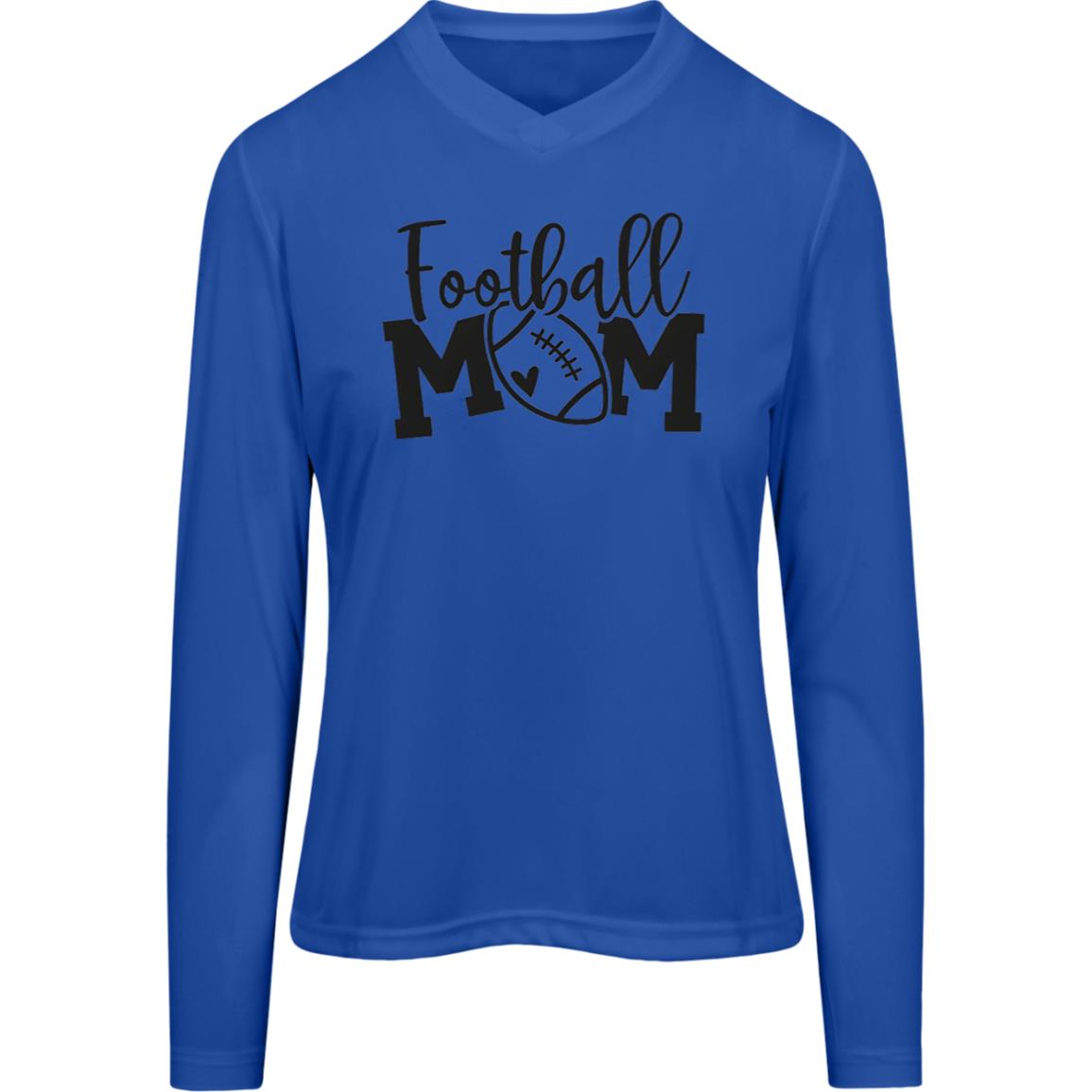 Football Mom TT11WL Team 365 Womens Zone Long Sleeve Tee