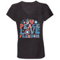 Untitled design (35) B6005 Ladies' Jersey V-Neck T-Shirt