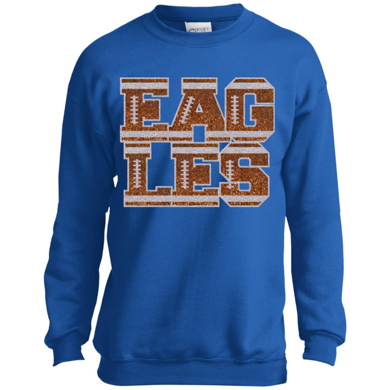 Eaglesglitter PC90Y Youth Crewneck Sweatshirt