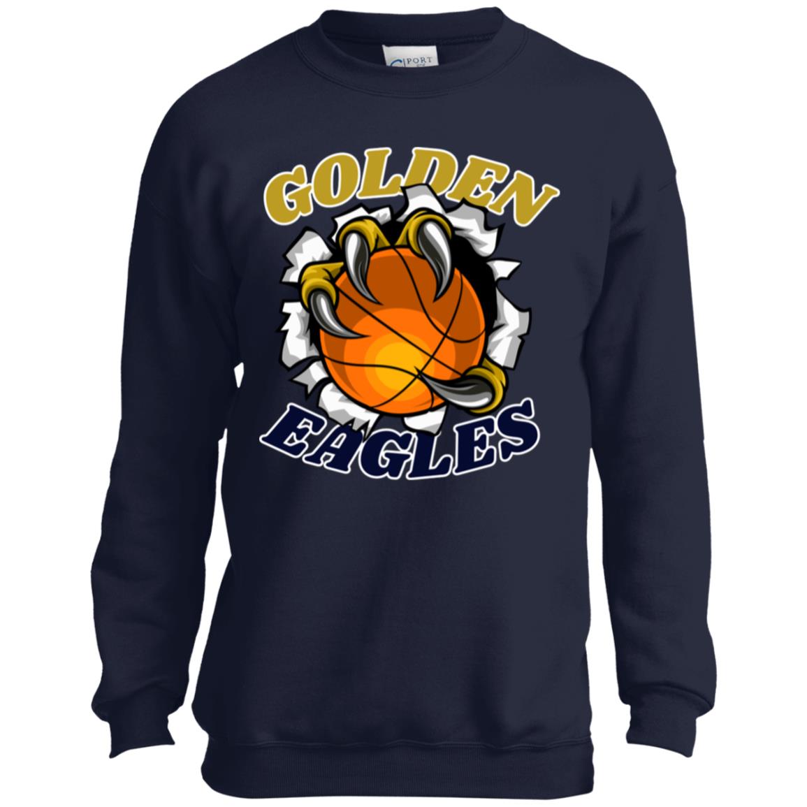 Golden (2) PC90Y Youth Crewneck Sweatshirt