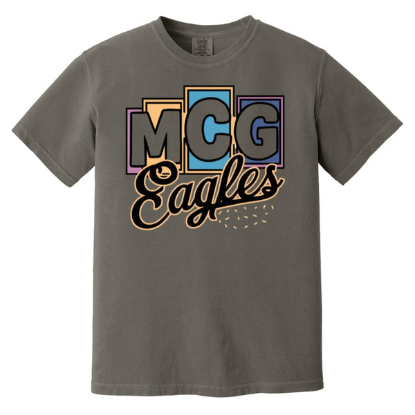 MCG Eagles CC1717 Heavyweight Garment-Dyed T-Shirt