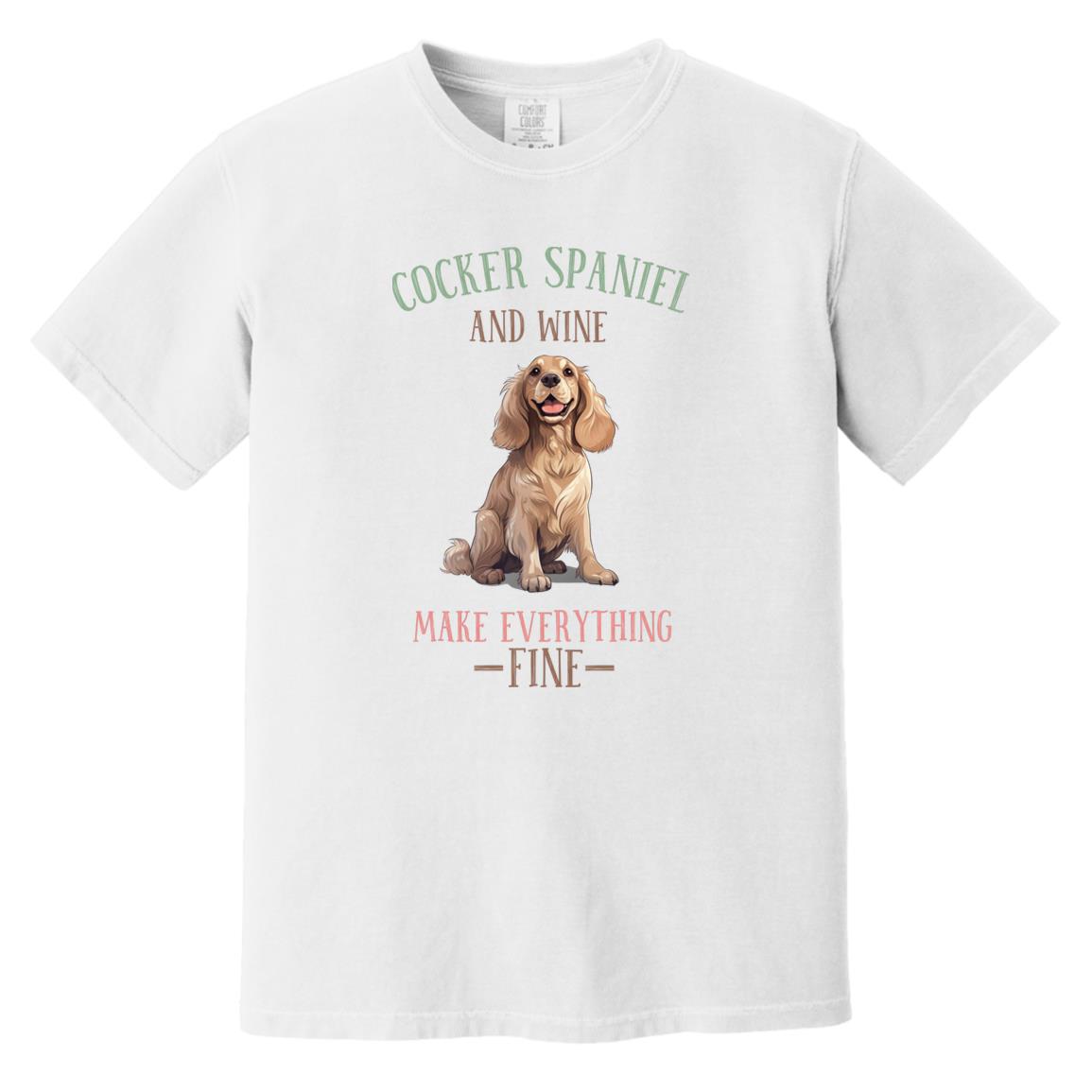 cockerspaniel CC1717 Heavyweight Garment-Dyed T-Shirt