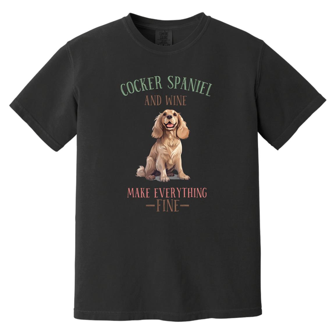 cockerspaniel CC1717 Heavyweight Garment-Dyed T-Shirt