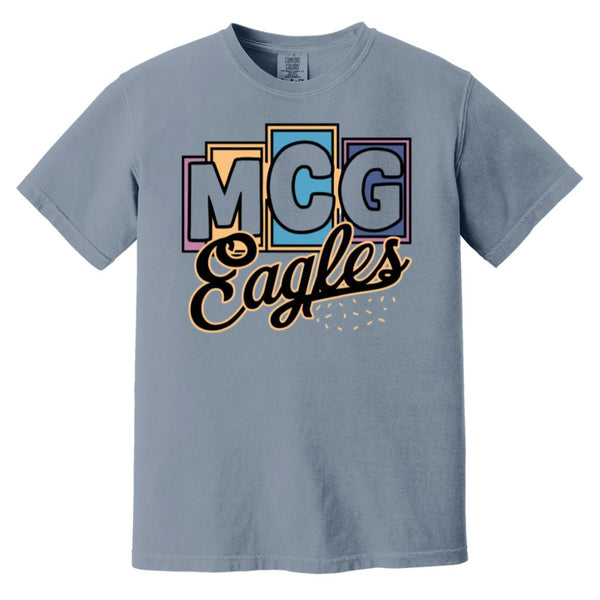 MCG Eagles CC1717 Heavyweight Garment-Dyed T-Shirt