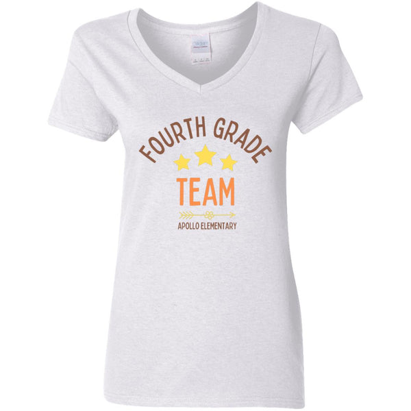 fourth grade G500VL Ladies' 5.3 oz. V-Neck T-Shirt