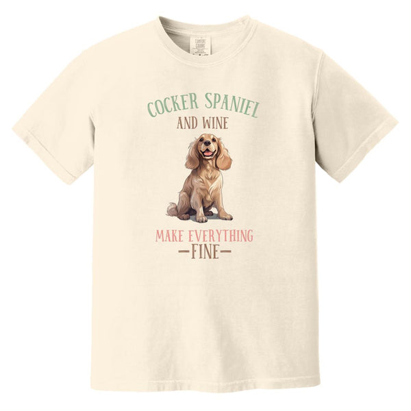 cockerspaniel CC1717 Heavyweight Garment-Dyed T-Shirt