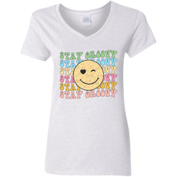 staygroovy2 G500VL Ladies' 5.3 oz. V-Neck T-Shirt