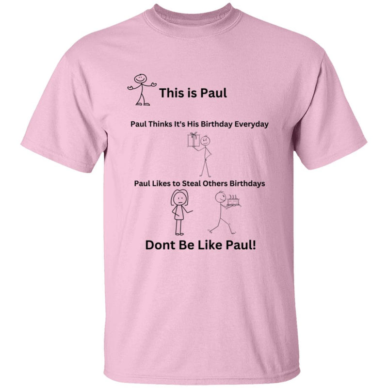 This is Paul G500B Youth 5.3 oz 100% Cotton T-Shirt