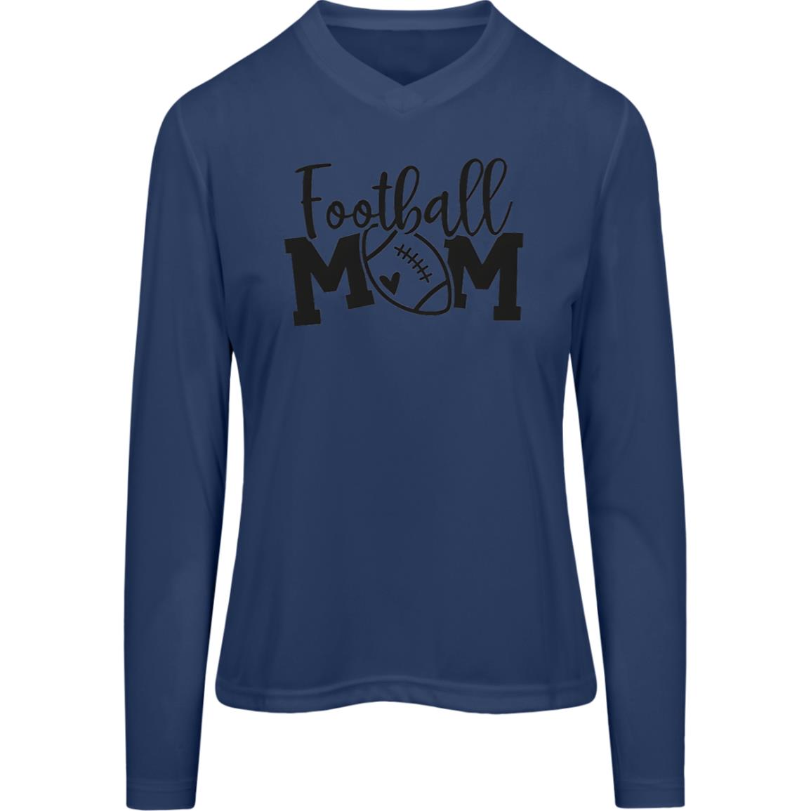 Football Mom TT11WL Team 365 Womens Zone Long Sleeve Tee