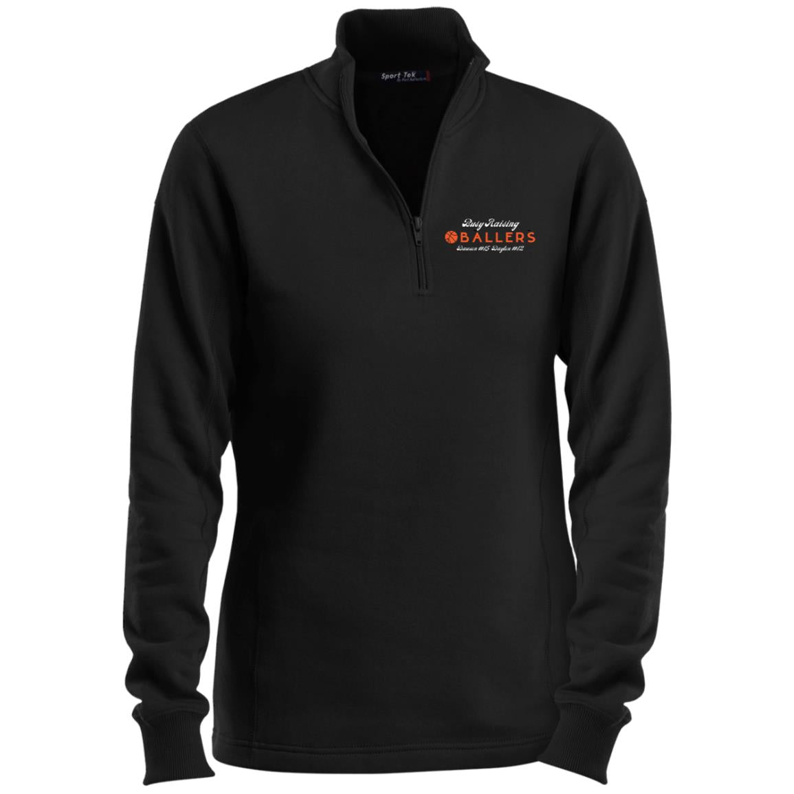 Raising Ballers LST253 Ladies 1/4 Zip Sweatshirt