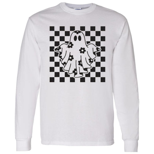 checkered ghost - 2024-10-05T101643.498 G540 LS T-Shirt 5.3 oz.