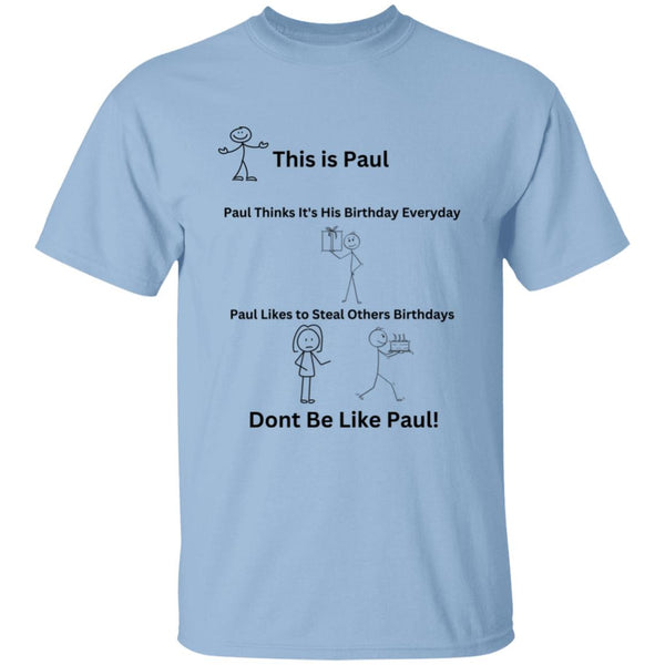 This is Paul G500B Youth 5.3 oz 100% Cotton T-Shirt