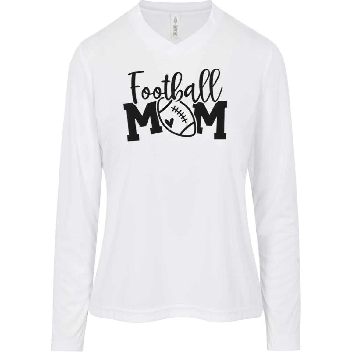 Football Mom TT11WL Team 365 Womens Zone Long Sleeve Tee