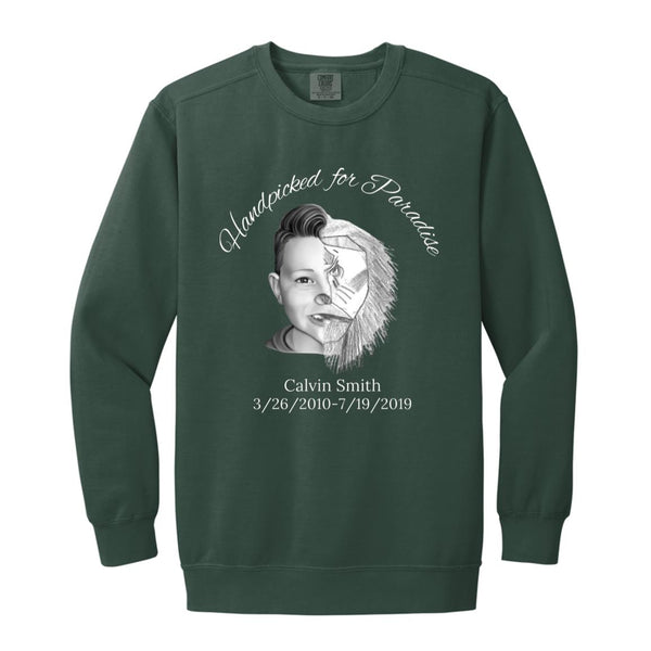 Calvin (12) 1566 Garment-Dyed Adult Crewneck Sweatshirt
