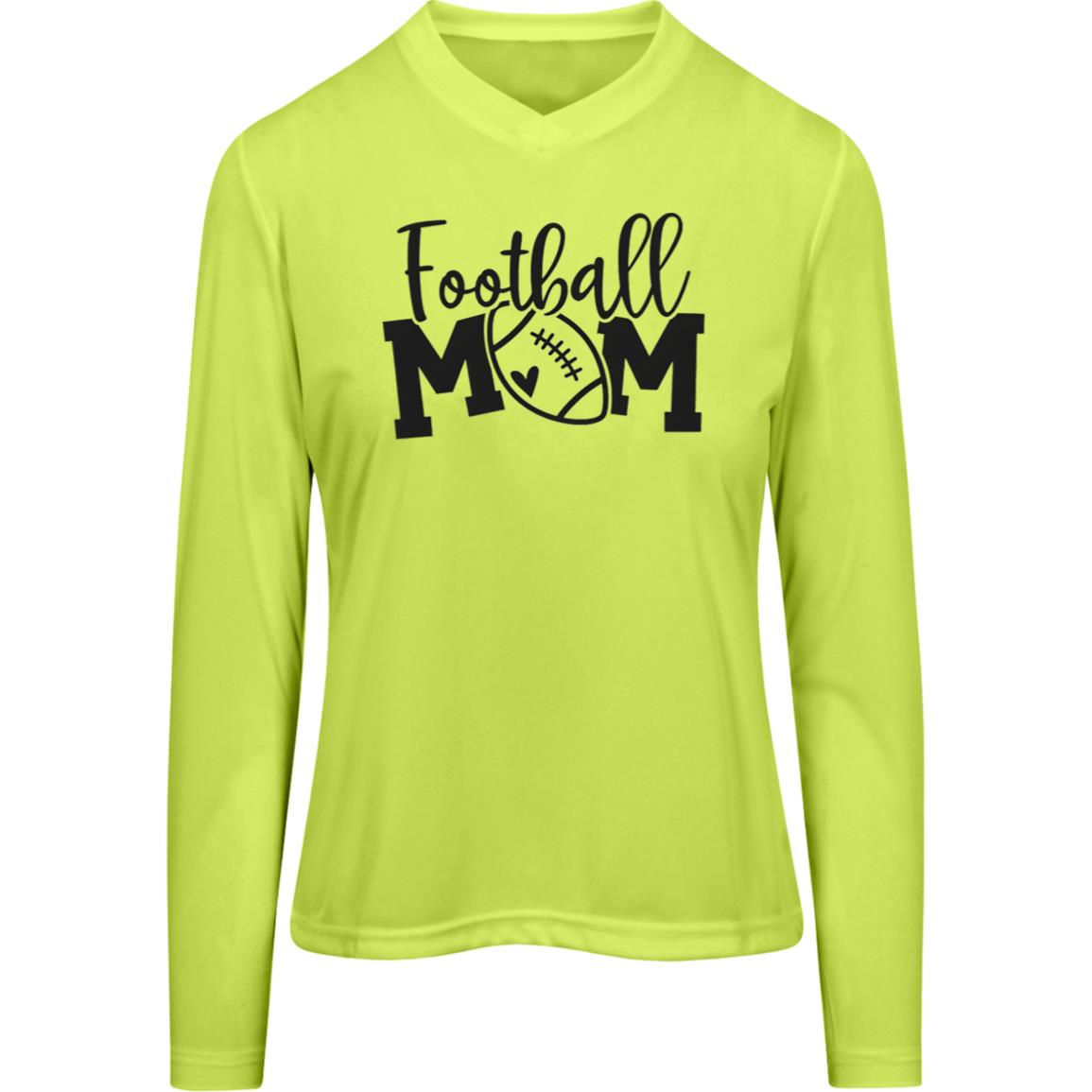 Football Mom TT11WL Team 365 Womens Zone Long Sleeve Tee