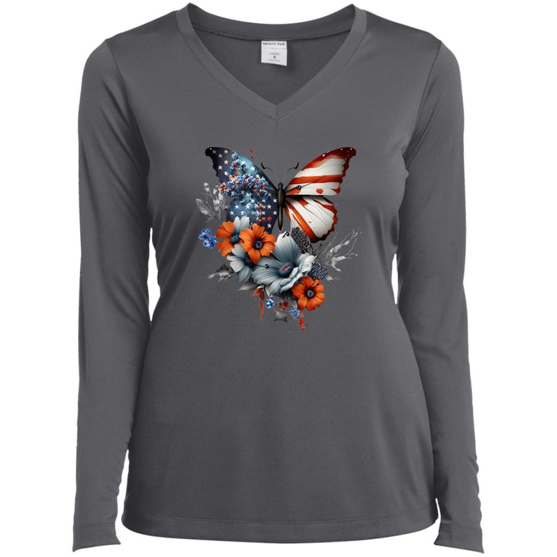 Untitled design (31) LST353LS Ladies’ Long Sleeve Performance V-Neck Tee